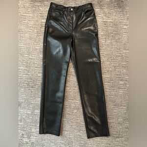 Aritzia Faux Leather pant, size 6